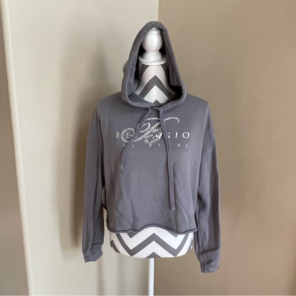 Bellagio Las Vegas Cropped Hoodie - Size: Large